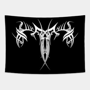 Demonic Tattoo Art Design Tapestry