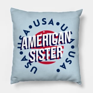 American Sister Pillow