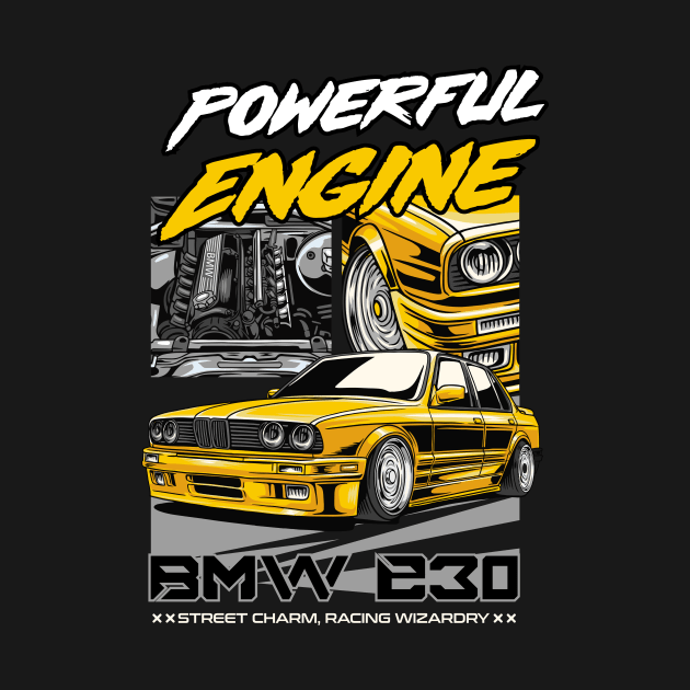 BMW E30 Powerfull Engine by Harrisaputra