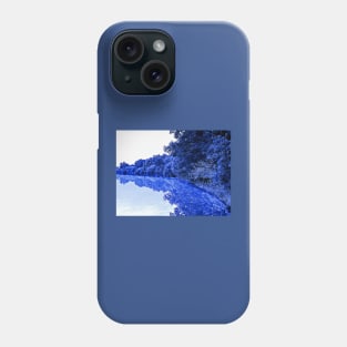 Blue Mirroring Phone Case