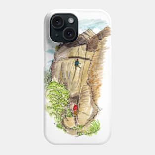 Climbing Watercolour - Hospital Flats Phone Case