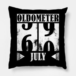 Oldometer 60th Birthday - July Pillow