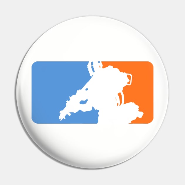 Shoot the Runner-Major League Titanfall 2 (Orange, White, Red) Pin by Ironmatter