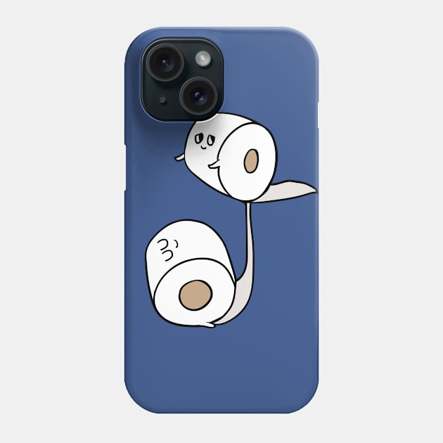 Acroyoga Toilet Paper Phone Case by huebucket