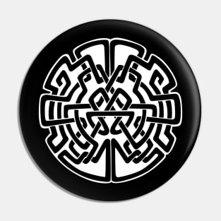 Celtic Art Tribal Dreams Maze or Labyrinth Pin