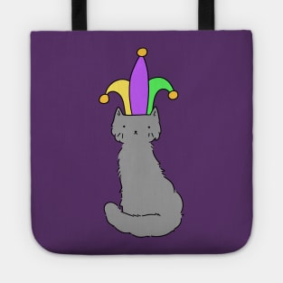 Jester Hat Blue Cat Tote