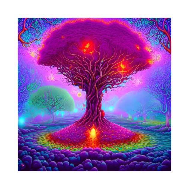 The Vibrant Tree of Souls by Neurotic