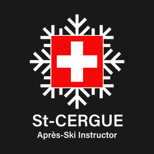 St-Cergue Apres Ski Instructor T-Shirt