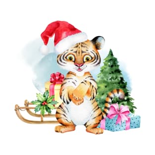 New Year Symbol - Tiger, Christmas Tiger T-Shirt