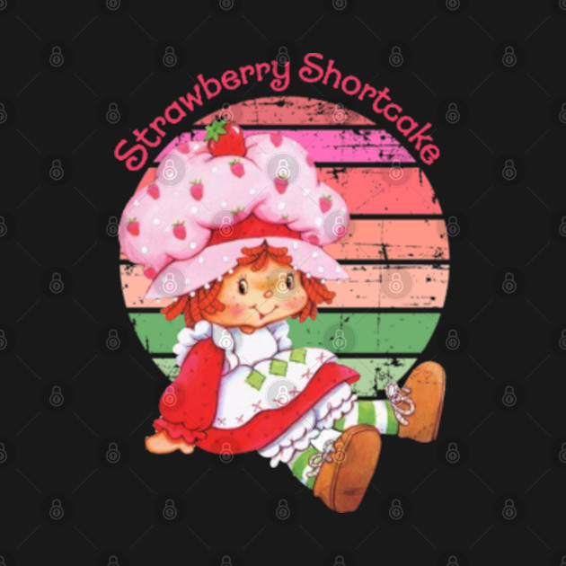 Vintage Cute Strawberry - Strawberry Shortcake - T-Shirt