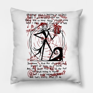 Vitruvian Nightmare Pillow