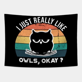 I Just Really Like Owls, OKay? Tapestry