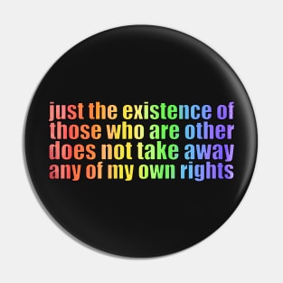 The Existence of Others Pin