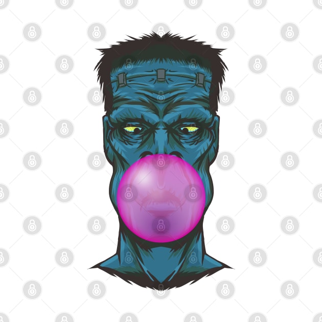 Bubble Gum Frank N. Stein by Designs by Doc 🟧🏄🌊🟦