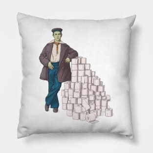 Captain toilet paper Pillow