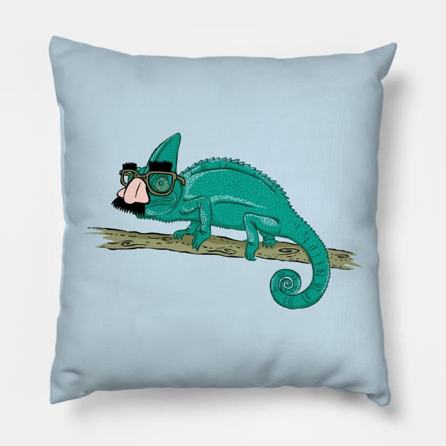 Master of Disguise Pillow by WanderingBert