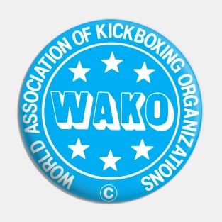 WAKO World Kickboxing Organizations Pin