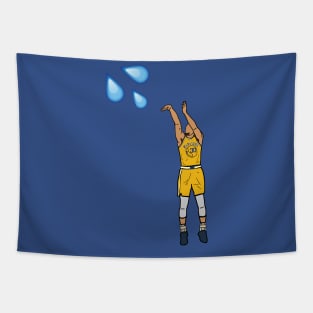 Steph Curry Splash - NBA Golden State Warriors Tapestry