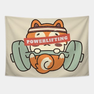 Strongman - Powerlifting Cute Character Tapestry