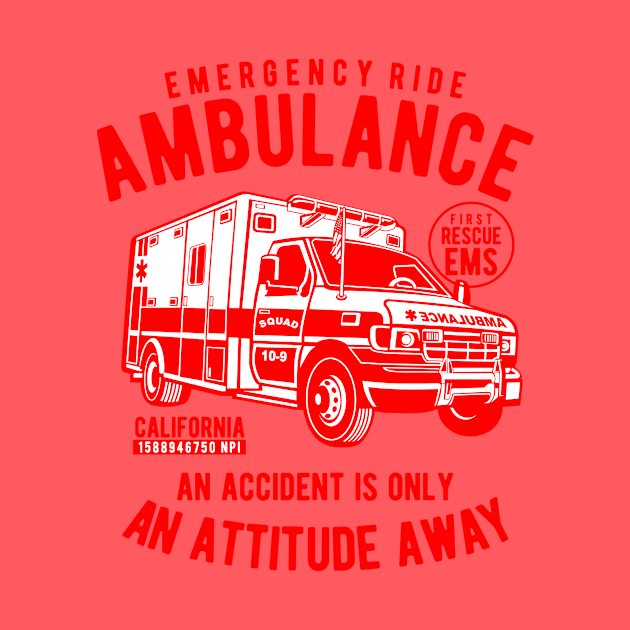 Ambulance Emergency Ride by lionkingdesign