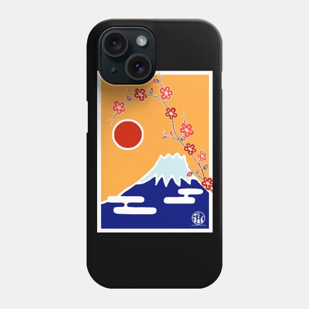 Sunrise Mt Fuji Phone Case by lamaisondulapino