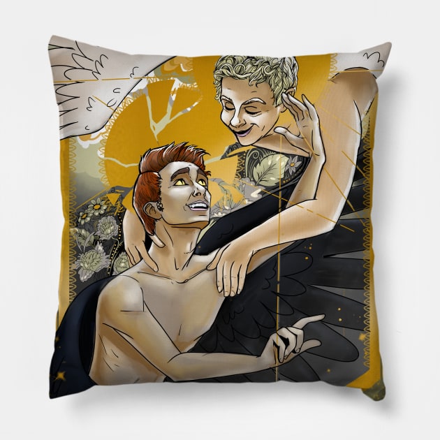 Good Omens Pillow by SophieScruggs