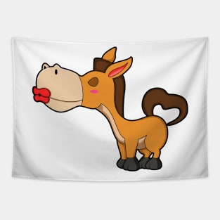 Horse kiss Tapestry