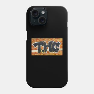 THC Graffiti wall art old school Phone Case