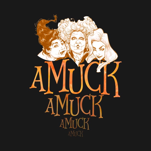 Amuck Amuck Amuck Funny Halloween T-Shirt by nhatvv