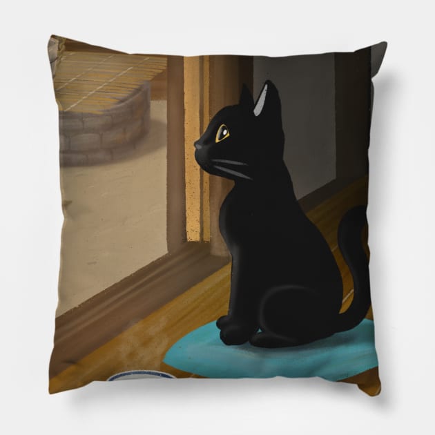 Tea break Pillow by BATKEI