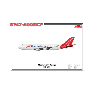 Boeing B747-400BCF - Martinair Cargo (Art Print) T-Shirt