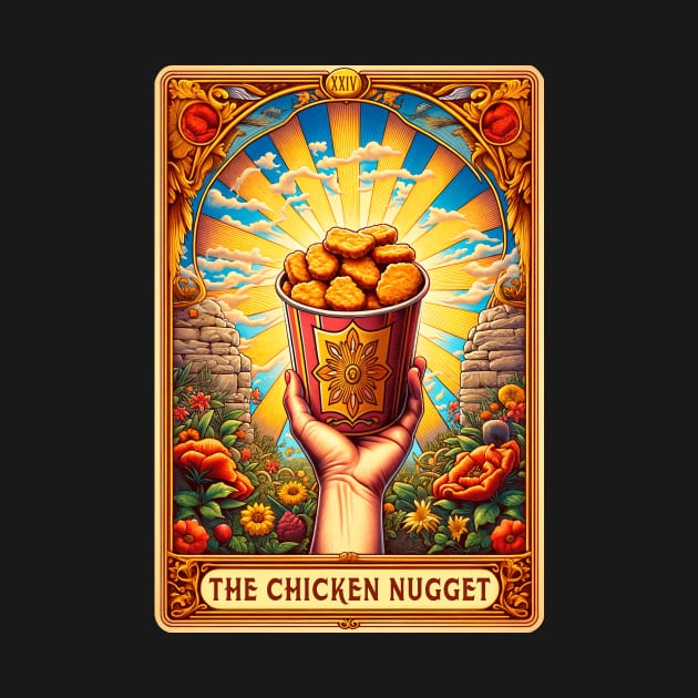 Fried Fantasy The Chicken Nugget Dreams Tee for Culinary Admirers by Northground