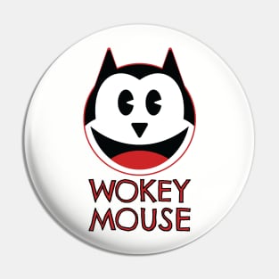 Wokey Mouse anti woke meme Pin