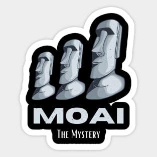 MOAI - Emoji - Easter Island - Rapa Nui - Sticker | Magnet