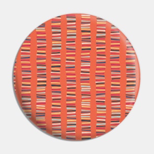 Papercut Stripes Orange Pin