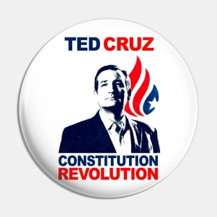 TED CRUZ CONSTITUTION REVOLUTION T-SHIRT Pin