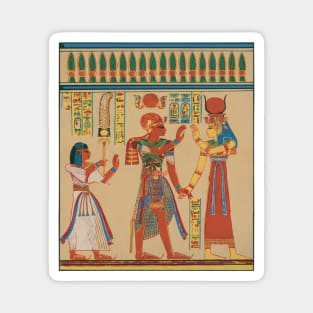 Ancient Egyptian Heiroglyphics Design 1 Magnet