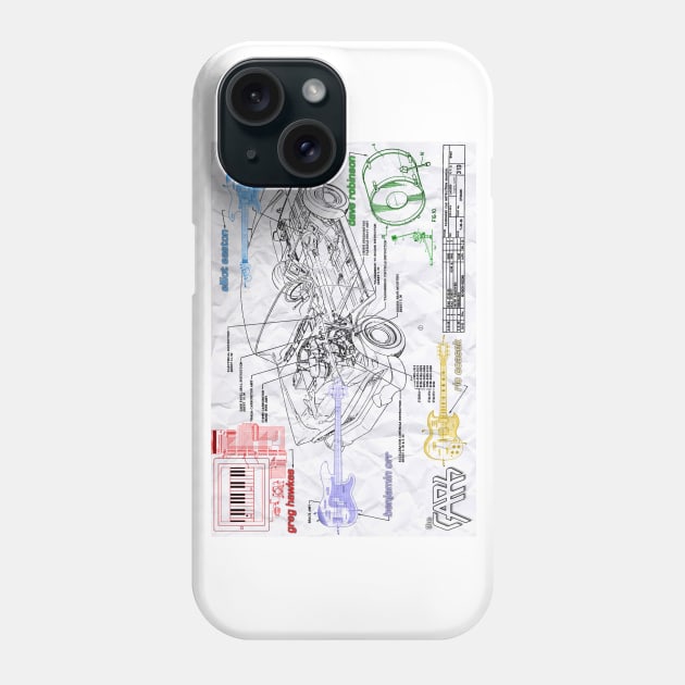 Schematic Phone Case by NiGHTTHOUGHTS