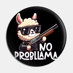 No Probllama - Llama-nator Pin