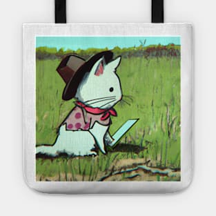 Cute elegant cat Tote