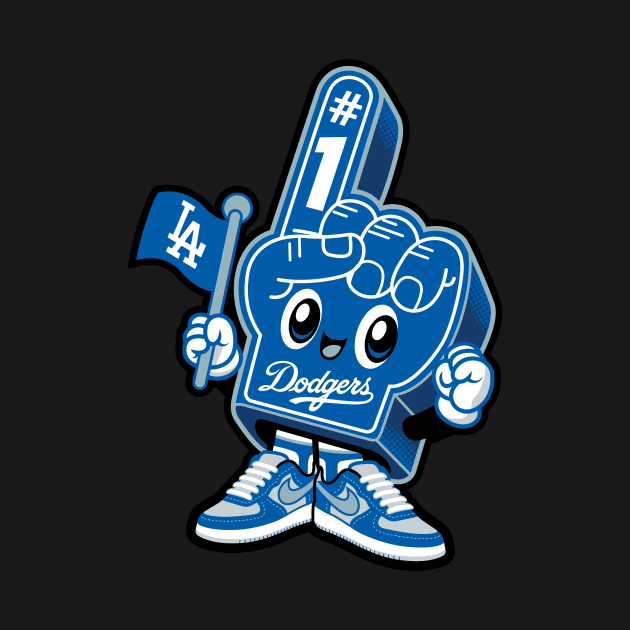 Mr. Dodger Foam Finger by ElRyeShop