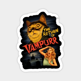 The Return of Vampurr The Halloween Cat Magnet