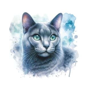 Korat - Watercolor Cat T-Shirt