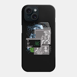 Astronaut cannabis Phone Case