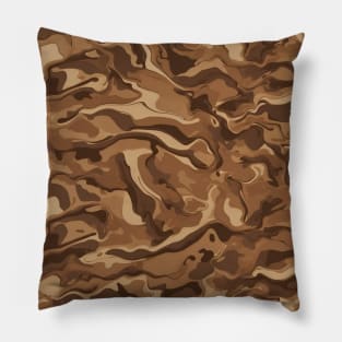 BROWN CAMO DESIGN, PATTERN Pillow