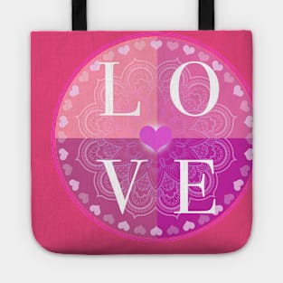 Love Is A Four Letter Word (pink) Tote