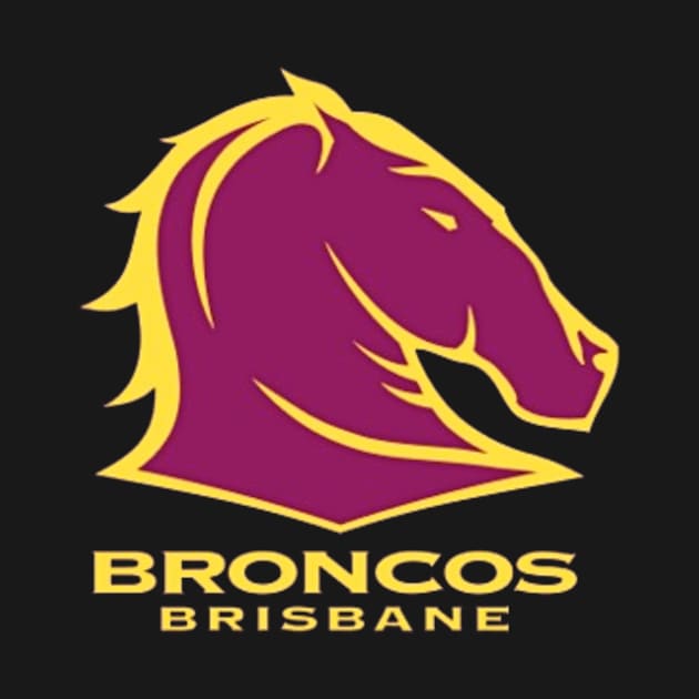 Brisbane Broncos custom logo by zachbrayan