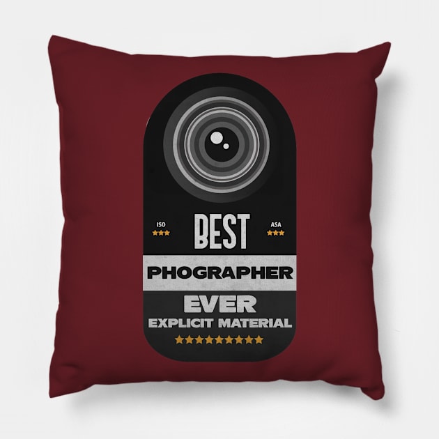 Best Photographer Ever Pillow by CTShirts