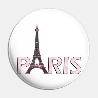 Paris Eiffel Tower Graphic Design France Gift Pin