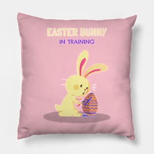 Easter Bunny In Training Pillow